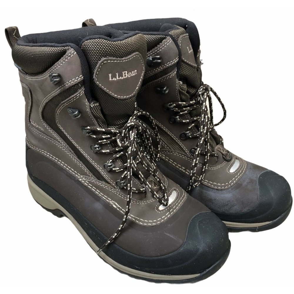 LL Bean Brown Lace Up Stormchaser Boots